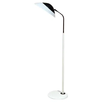 Pre-owned Lightolier 1950s Rare Gerald Thurston For  Reading Floor Lamp In Transparent