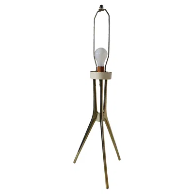 Pre-owned Lightolier Atomic Mid Century Table Lamp By  Att. To Thurston C. 1950/ 60's In Brown