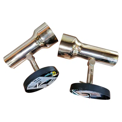 Pre-owned Lightolier Brass Wall Sconces A Pair In Transparent