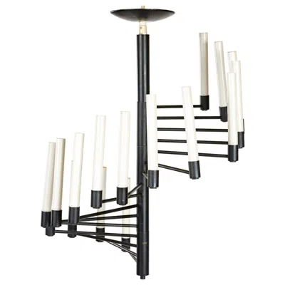 Pre-owned Lightolier Chandelier For , 1969 In Sand