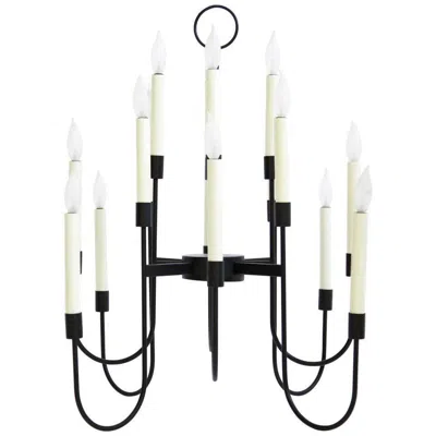 Pre-owned Lightolier Chandelier In Sand