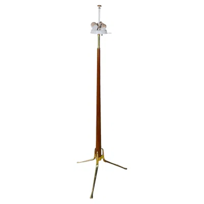 Pre-owned Lightolier Gerald Thurston  Floor Lamp In Brown