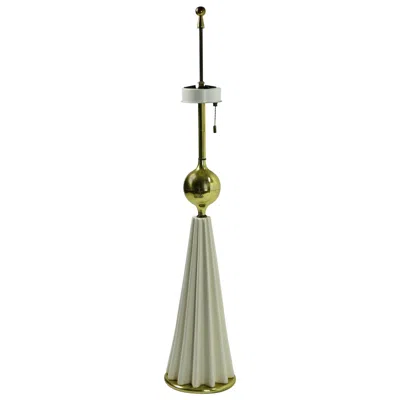 Pre-owned Lightolier Mid-century Modern Table Lamp By Gerald Thurston In Transparent