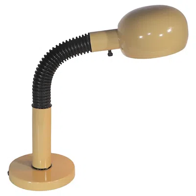 Pre-owned Lightolier Mod Space Age Flex Arm Desk Lamp In Brown