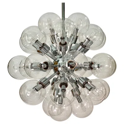 Pre-owned Lightolier Motoko Ishii Chrome Sputnik For  In Transparent