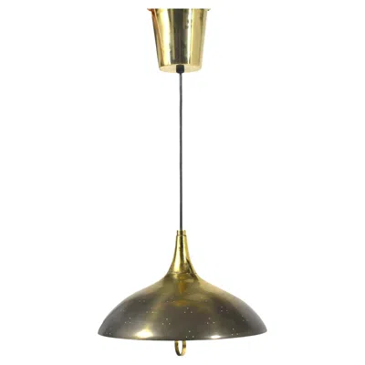 Pre-owned Lightolier Paavo Tynel Pendant Lamp By  In Transparent