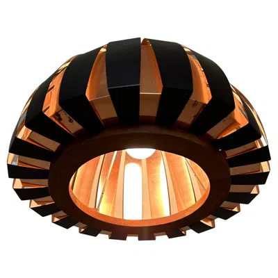Pre-owned Lightolier Pendant Lamp By Svend Aage Holm Sorensen In Brown