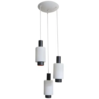 Pre-owned Lightolier Pendant Lamp Hanging Fixture In Transparent