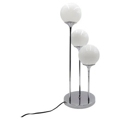 Pre-owned Lightolier Three Tiered Floor Lamp By  In Transparent