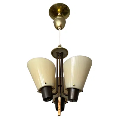 Pre-owned Lightolier Unusual Chandelier By  In Sand