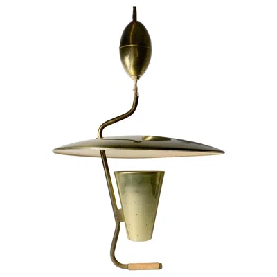 Pre-owned Lightolier Vintage Pull Lamp By  In Brown