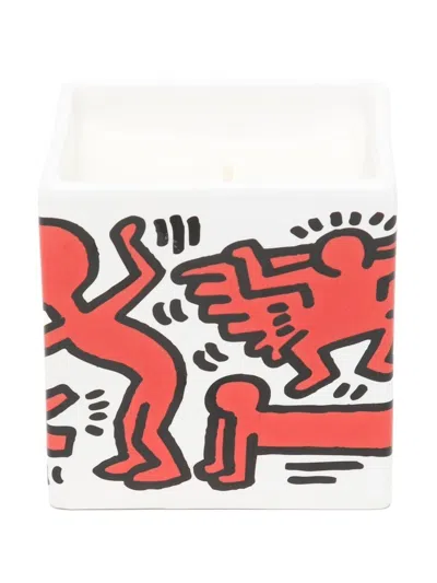 Ligne Blanche Keith Haring Scented Candle In Red