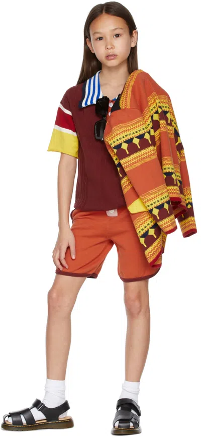 Ligne Noire Kids Orange Boxer Shorts