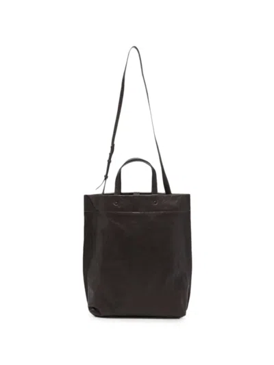 Lihann George Jani Leather Tote Bag In Brown