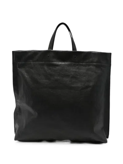 Lihann George Matti Leather Tote Bag In Black