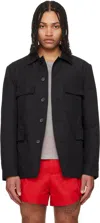Lii Black Military Jacket In Black