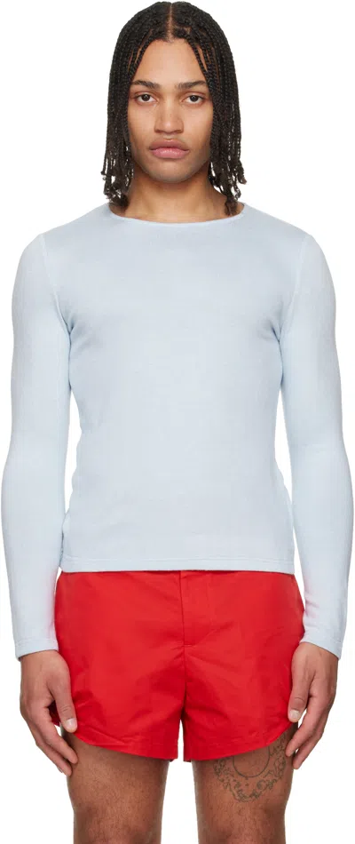 Lii Blue Fitted Sweater