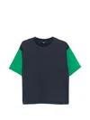 Lii Colour-block T-shirt In Blue