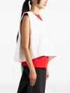 Lii Double-layer T-shirt In White