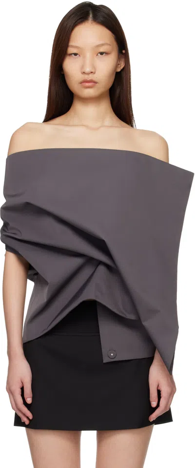 Lii Gray Extended Square Top
