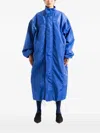 Lii High-neck Drawstring Jacket In Blue