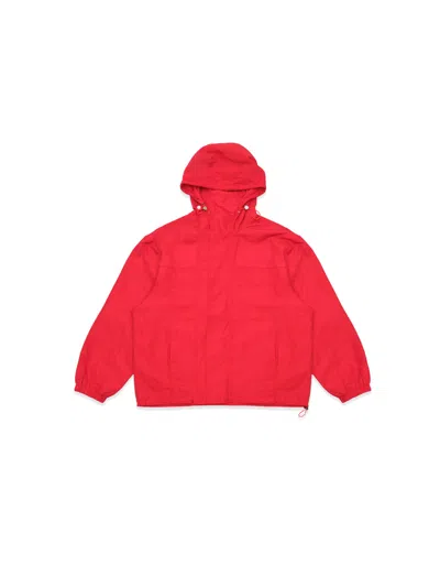 Lii Hooded Anorak In Red