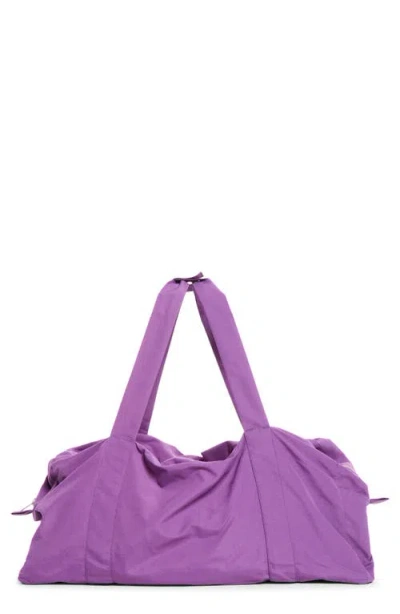 Lii Nylon Travel Bag In Purple