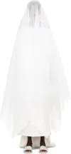 Lii Ssense Exclusive Bridal Capsule Cape Veil In White