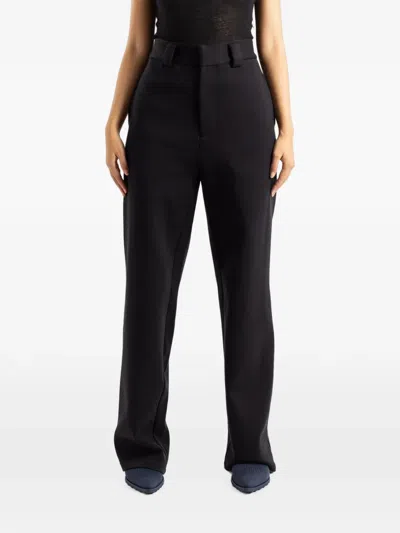 Lii Straight-leg Trousers In Black