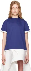Lii Studio Ssense Exclusive Navy Heavy Twill T-shirt In Navy