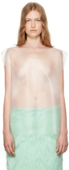 Lii Studio Ssense Exclusive Transparent Square Top In Transparent