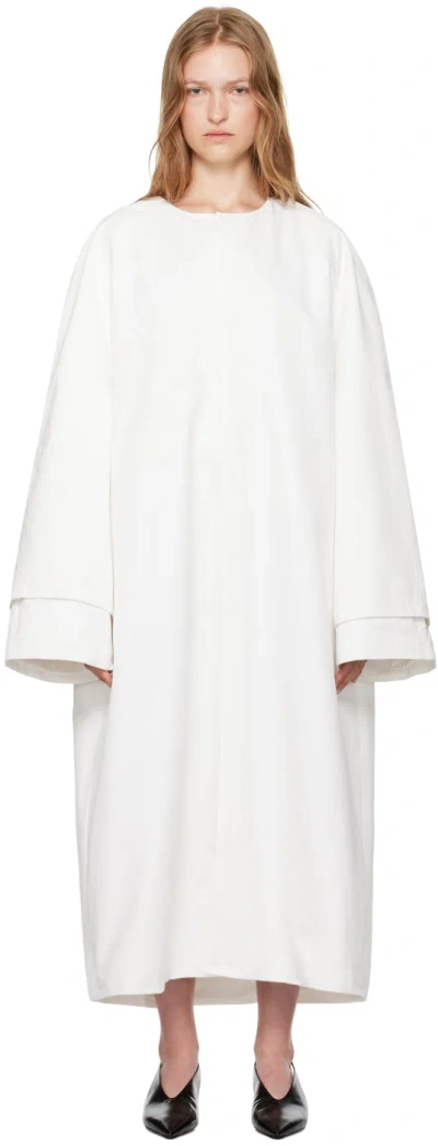 Lii Studio Ssense Exclusive White Layered Sleeve Coat