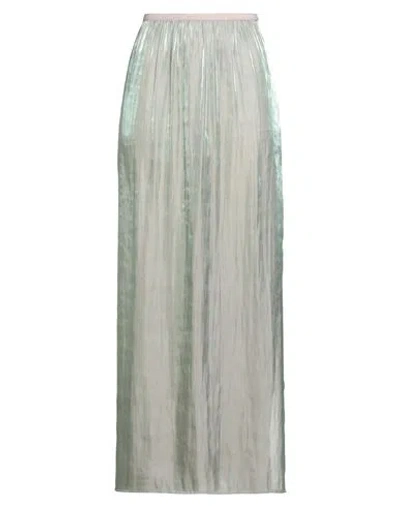 Liis - Japan Woman Maxi Skirt Light Green Size 6 Polyester