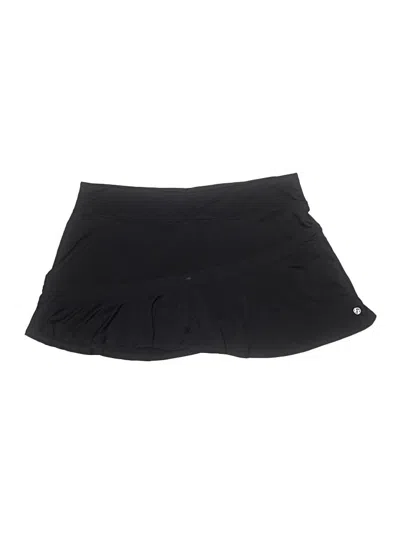 Pre-owned Lija Active Skort In Black