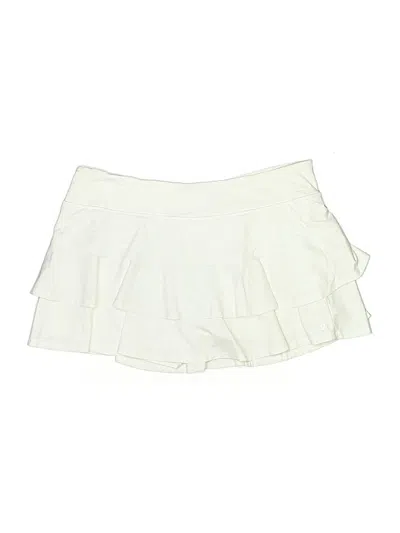 Pre-owned Lija Active Skort In Ivory