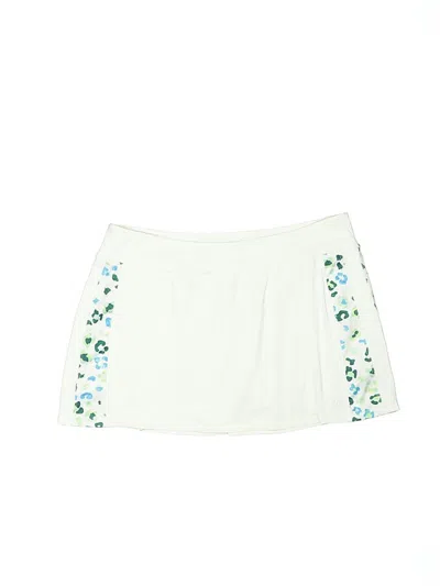 Pre-owned Lija Active Skort In White