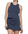 Lija Elite Baton Tank In Dark Navy In Blue