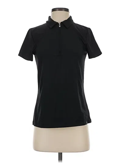 Pre-owned Lija Short Sleeve Turtleneck In Black