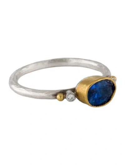 Pre-owned Lika Behar Sapphire Prismic Ring In Multi