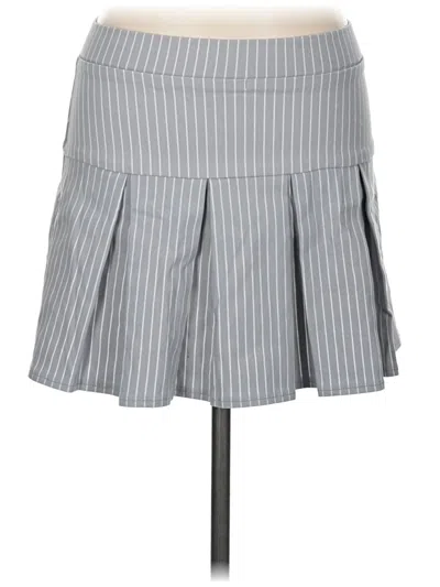 Pre-owned Like An Angel Casual Skirt In Gray