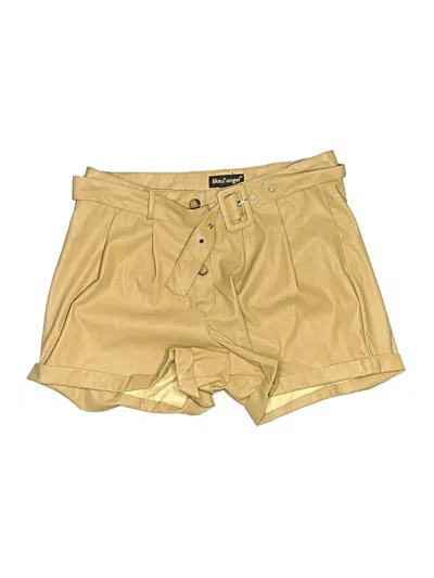 Pre-owned Like An Angel Khaki Shorts In Gold