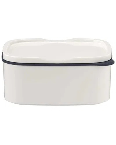 Like By Villeroy & Boch Discontinued  To Go & To Stay Lunch Box Small Rectangular In White