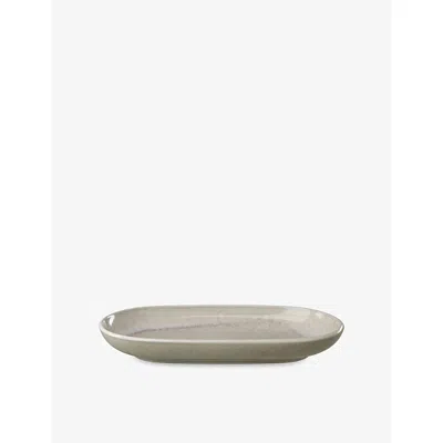 Like By Villeroy & Boch Perlemor Porcelain Serving Platter 23cm In Gray