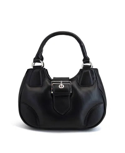 Like Dreams Artic Plush Y2k Top Handle Crossbody Bag In Black