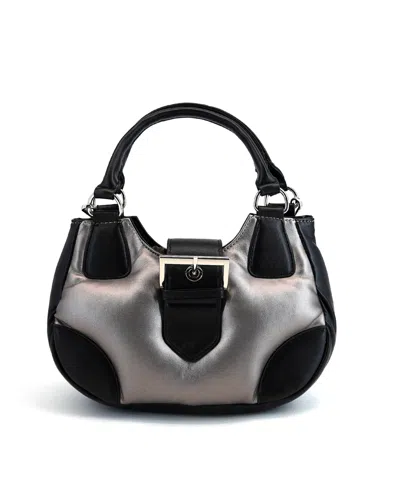 Like Dreams Artic Plush Y2k Top Handle Crossbody Bag In Pewter
