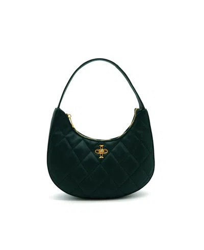 Like Dreams Astra Quilted Adjustable Shoulder Bag In Green