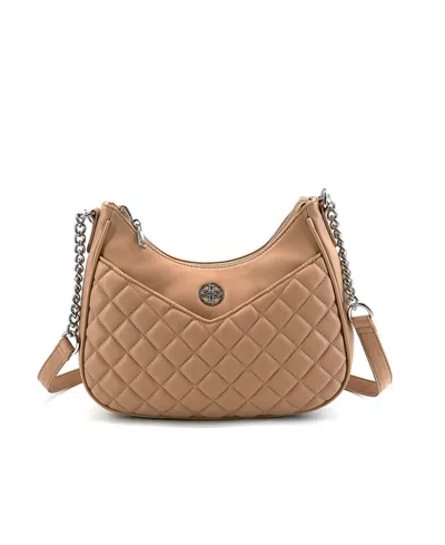 Like Dreams Auburn Dual Shoulder Bag In Nude