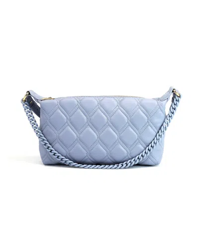 Like Dreams Baguette Crossbody Bag In Blue
