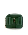 Like Dreams Boxy Bow Mini Crossbody Bag In Green