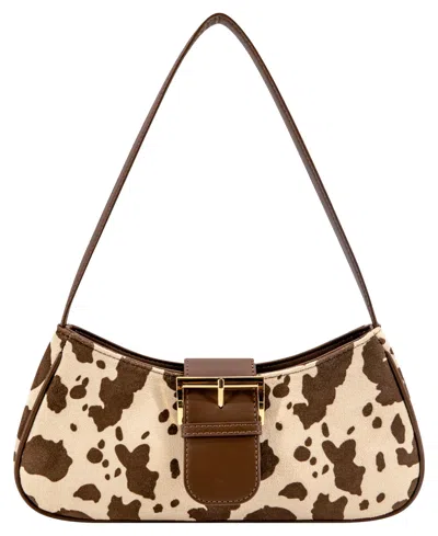 Like Dreams Cassidy East-west Cow Small Shoulder Handbag In Brown